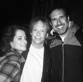 Parker Posey, Me and the late Zack Estrin. A great guy